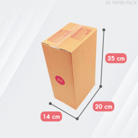 กล่องไปรษณีย์ ฝาชน สีน้ำตาล จ่าหน้า - Image 40