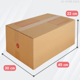 กล่องไปรษณีย์ ฝาชน สีน้ำตาล จ่าหน้า - Image 22