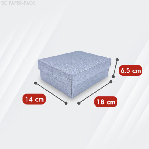 กล่องคราฟท์ กากเพชร สีเงิน-ทอง (แพ็ค 12ใบ) - Image 11