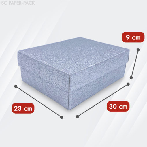 กล่องคราฟท์ กากเพชร สีเงิน-ทอง (แพ็ค 12ใบ) - Image 13
