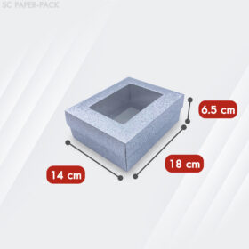 กล่องคราฟท์ กากเพชร สีเงิน-ทอง (แพ็ค 12ใบ) - Image 17