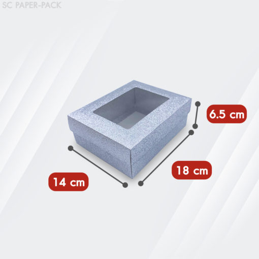 กล่องคราฟท์ กากเพชร สีเงิน-ทอง (แพ็ค 12ใบ) - Image 17