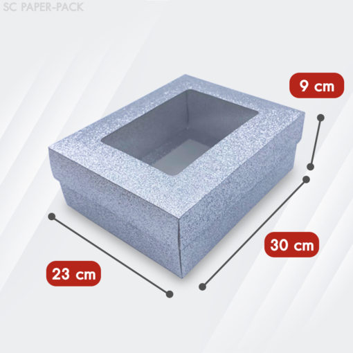 กล่องคราฟท์ กากเพชร สีเงิน-ทอง (แพ็ค 12ใบ) - Image 19