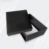 กล่องคราฟท์ฝาครอบ ทึบ สีดำ (เเพ็ค 12)