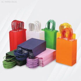 ถุงกระดาษสี ถุงกระดาษคราฟท์ (แพ็ค 12) - Image 2