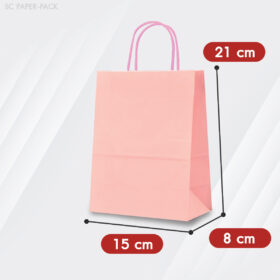 ถุงกระดาษสี ถุงกระดาษคราฟท์ (แพ็ค 12) - Image 19