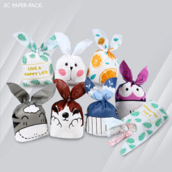 ถุงพลาสติก หูกระต่าย (แพ็ค 50)