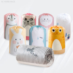 ถุงเก็บผ้านวมพิมพ์ลาย