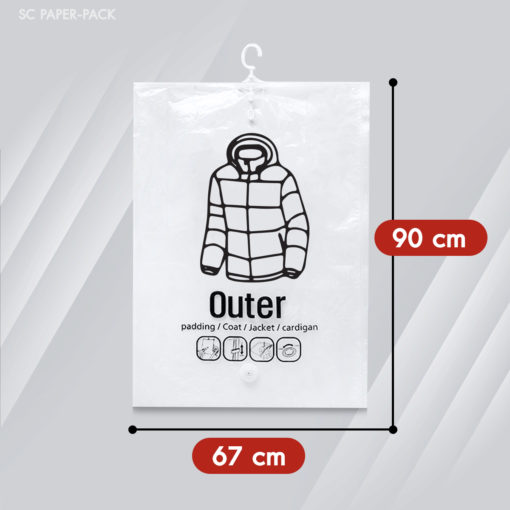ถุงคลุมเสื้อสูญญากาศ แบบแขวน - Image 7