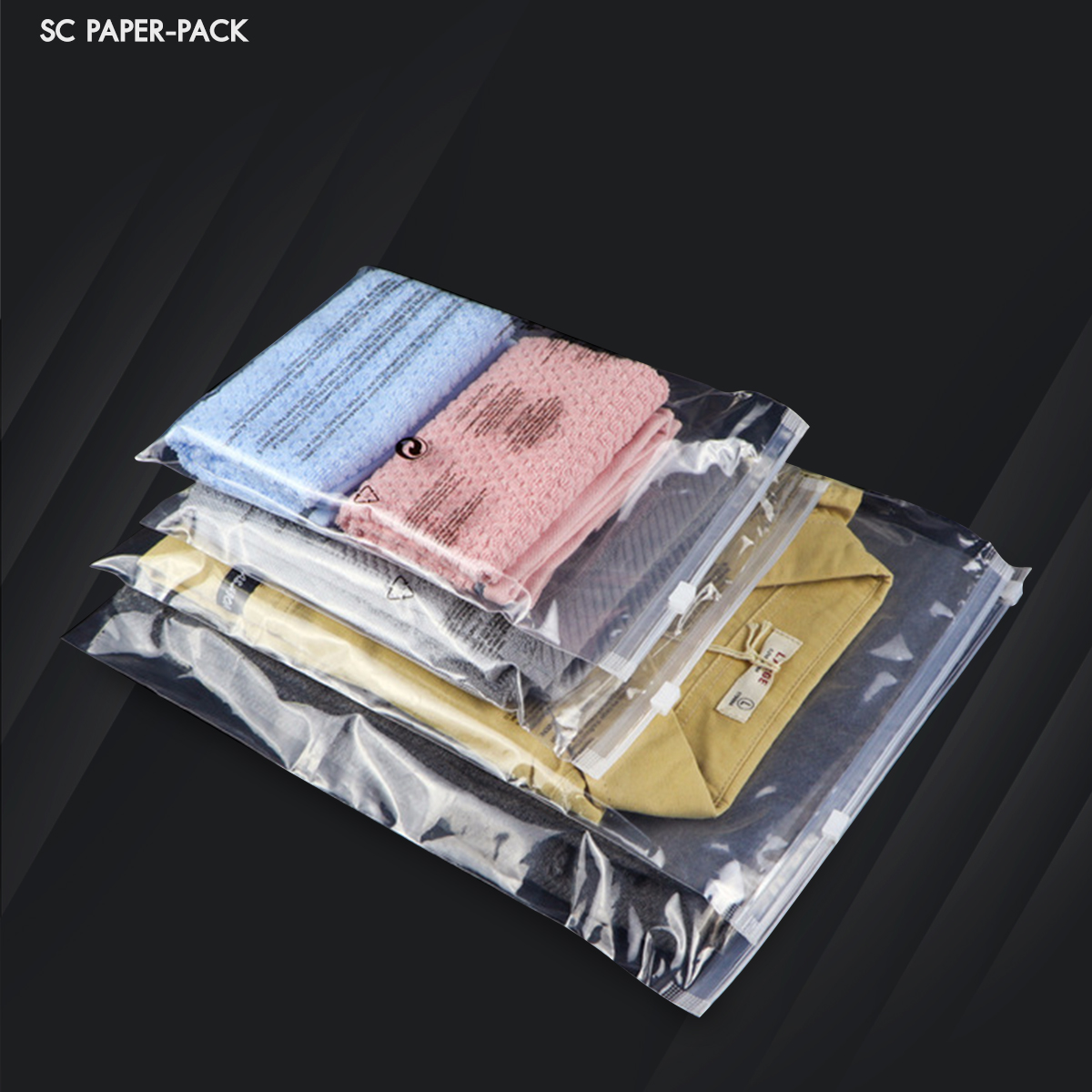 ซองพลาสติกใส ซิปรูด มีรู (แพ็ค 50) - Image 2