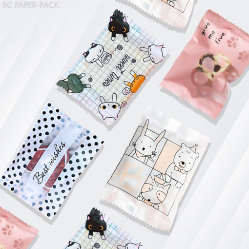 ซองซีลกลาง มีลวดลาย 7x10cm (แพ็ค 100 ใบ) - Image 2