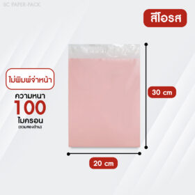 ซองไปรษณีย์พลาสติก ไม่จ่าหน้า พาสเทล (แพ็ค 100) - Image 33