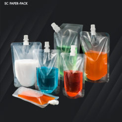 ถุงพลาสติกใส ฝาเกลียว ตั้งได้ (แพ็ค 50)