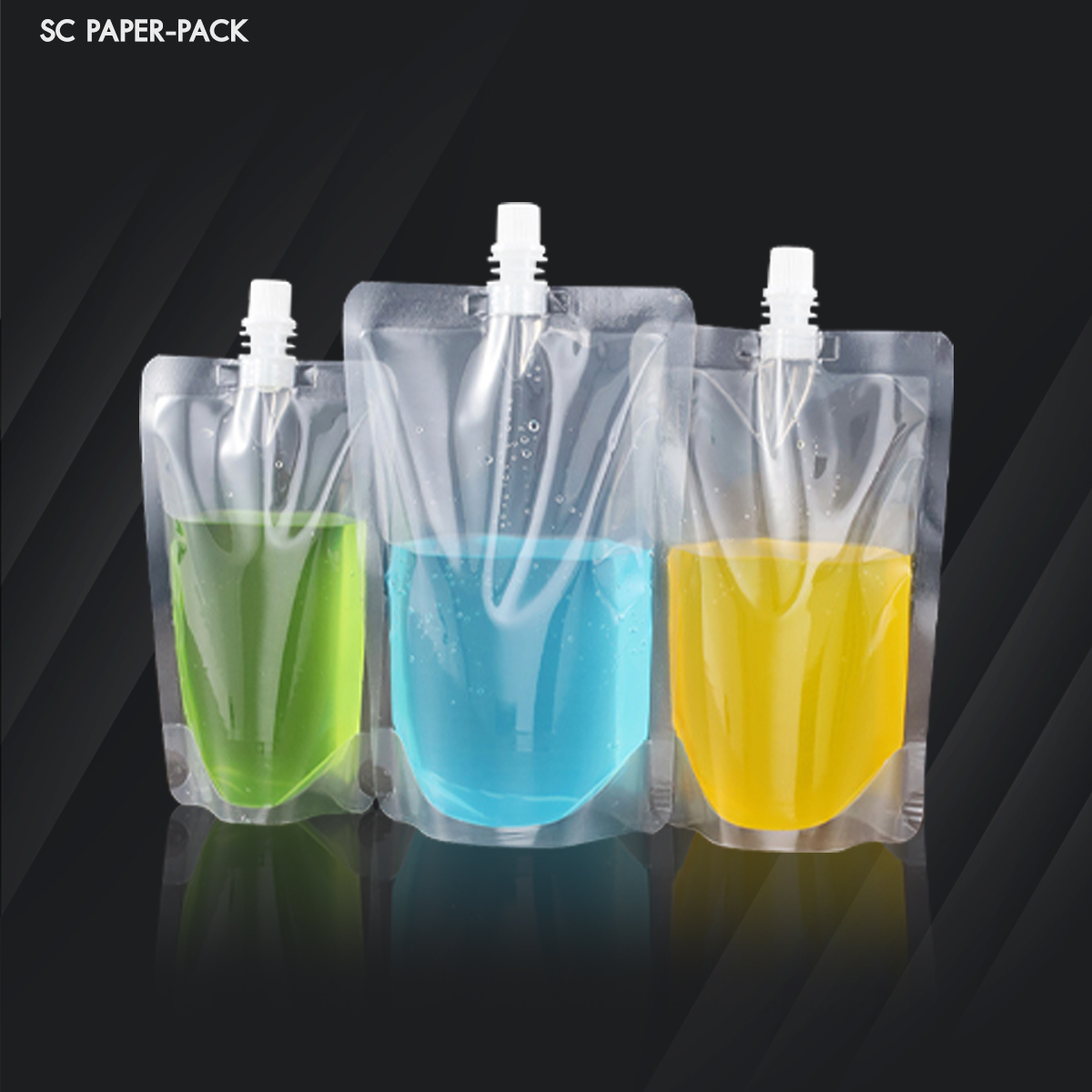 ถุงพลาสติกใส ฝาเกลียว ตั้งได้ (แพ็ค 50) - Image 3