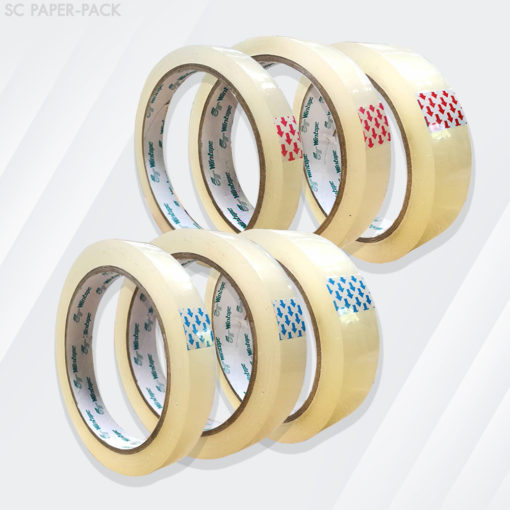 Wintape เทปใส กว้าง 0.5 นิ้ว,0.75 นิ้ว,1 นิ้ว ยาว 50,72 หลา แกน 3 นิ้ว - Image 2