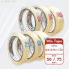 Wintape เทปใส กว้าง 0.5 นิ้ว,0.75 นิ้ว,1 นิ้ว ยาว 50,72 หลา แกน 3 นิ้ว