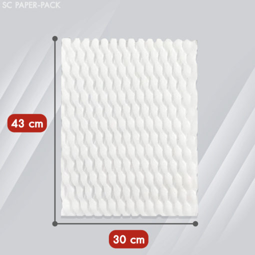 ตาข่ายโฟมแบบแผ่นสีขาว 30X43CM (แพ็ค 20) - Image 2