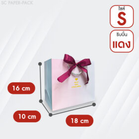ถุงของขวัญ สีพาลเทล พร้อมริบบิ้น (เเพ็ค 1 ใบ) - Image 15