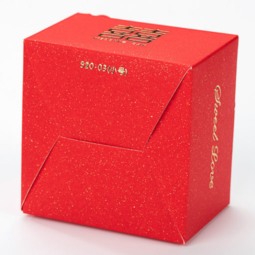 กล่องของขวัญสไตล์จีน ขนาด 6.5x6.5x4.5cm (1 ใบ) - Image 5