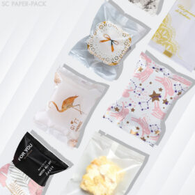 ซองซีลกลางขนมคุกกี้ ลายสวยงาม Set1 (แพ็ค 100) - Image 2