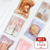 ซองซีลกลางขนมคุกกี้ ลายสวยงาม Set2 11x15 cm (แพ็ค 100)