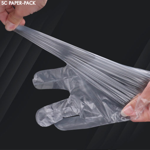 ถุงมือพลาสติก แพ็ค 100 ชิ้น - Image 4