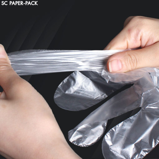 ถุงมือพลาสติก แพ็ค 100 ชิ้น - Image 2