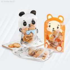 Alternative view of ถุงพลาสติก มีซิปล็อค ตั้งได้ พิมลาย (แพ็ค 10)