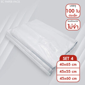 ซองไปรษณีย์พลาสติก ไม่จ่าหน้า SET4 (แพ็ค 100) - Image 2