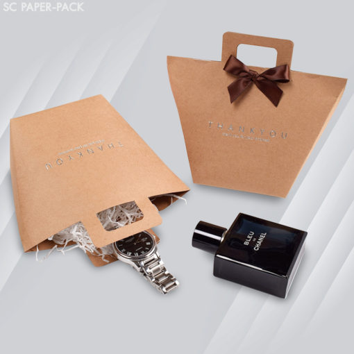 กระเป๋ากระดาษ ขนาด 8.3x9.5x12cm (แพ็ค 1) - Image 2