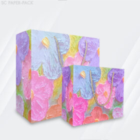 ถุงของขวัญ ลายดอกไม้ (แพ็ค 1 ใบ) - Image 2