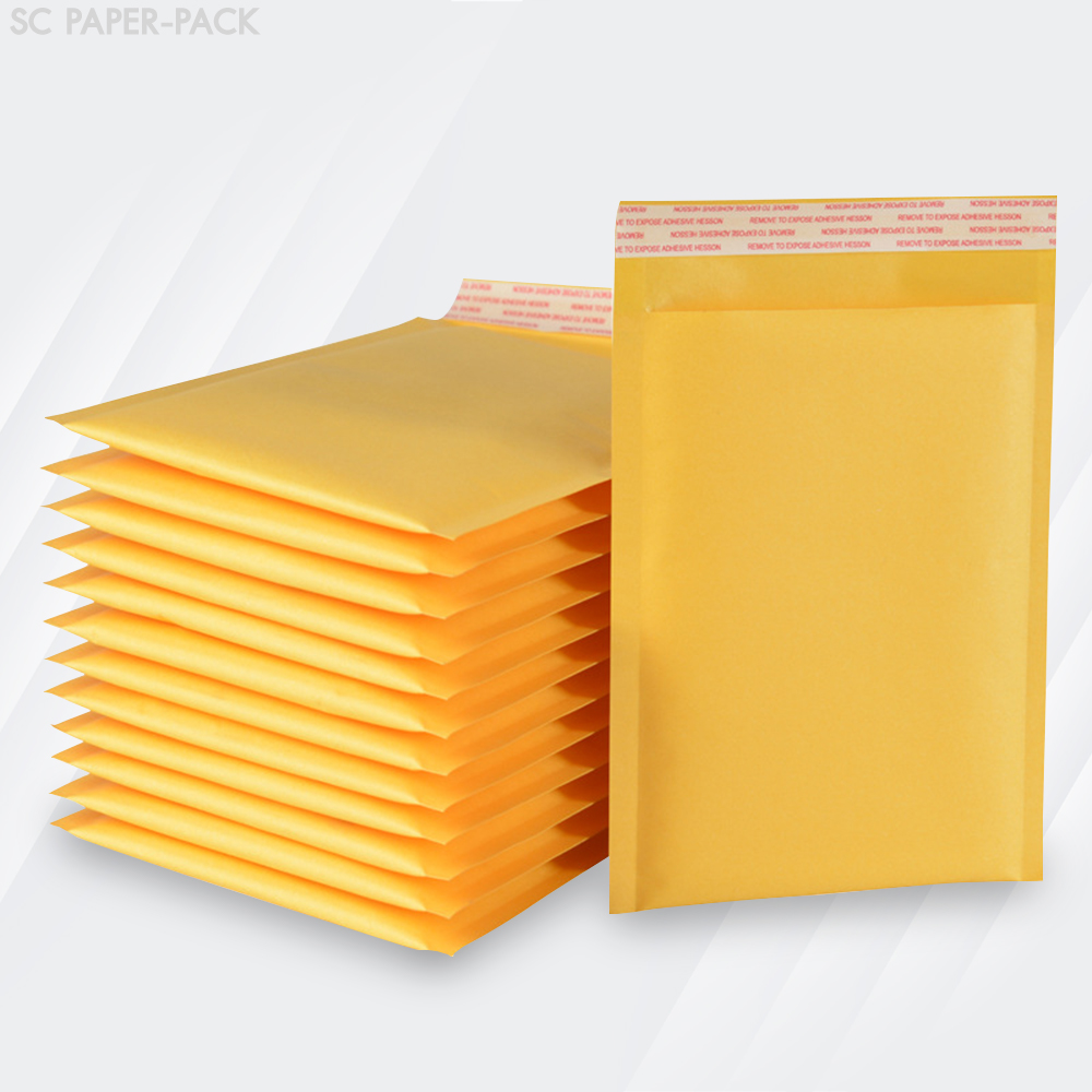 ซองคราฟท์ กันกระแทก สีเหลือง (แพ็ค 10) - Image 2