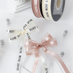 Alternative view of ริบบิ้น BEST WISHES FOR YOU กว้าง 2.5 ซม. ยาว 45 หลา ( 1 ม้วน )